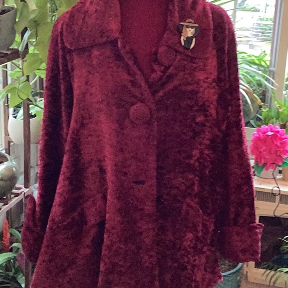 Handmade artisan fall jacket from A Fair in the Park Shadyside Pittsburgh Pa - Picture 8 of 16